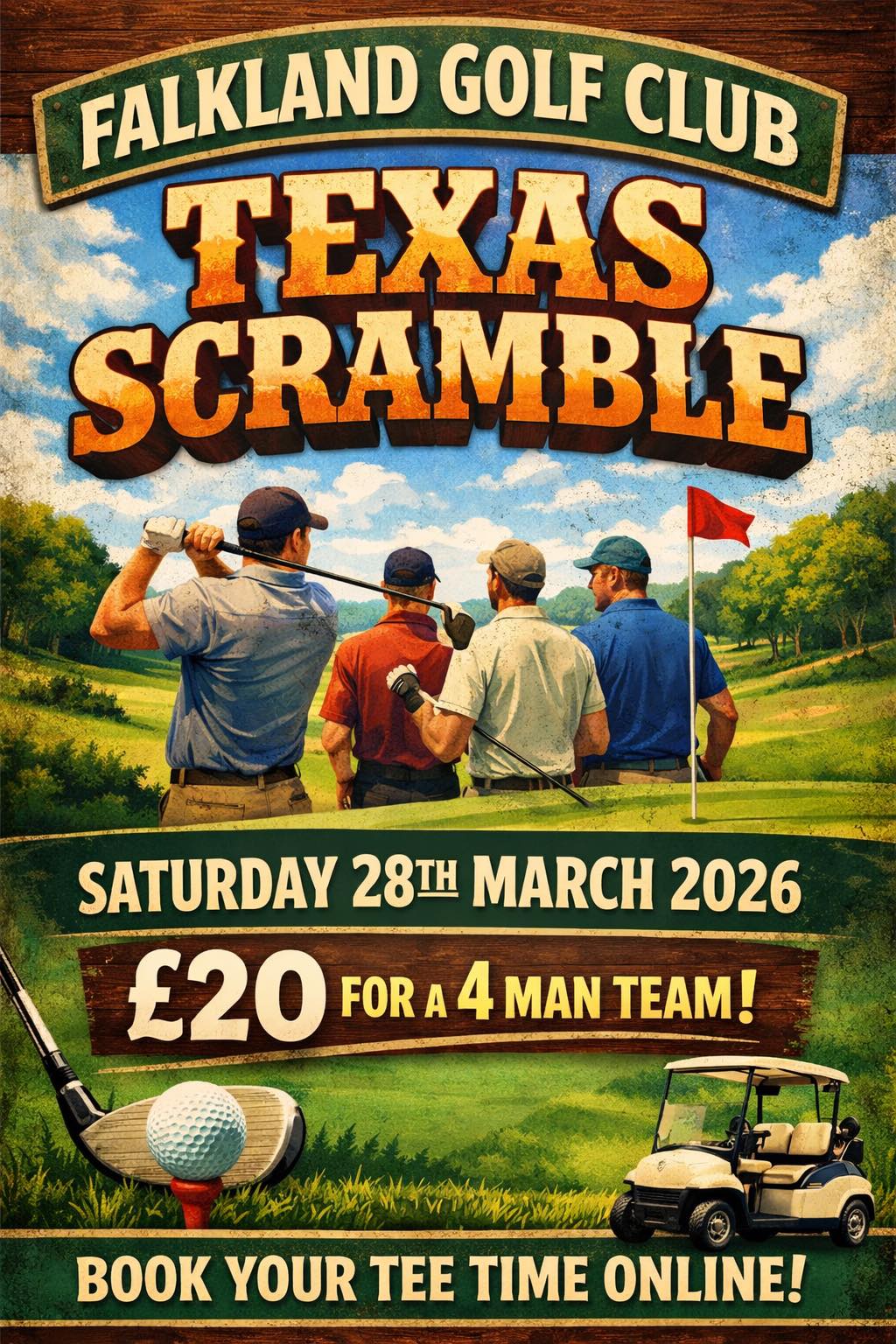 Falkland Golf Club Scramble Flyer